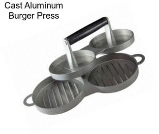 Cast Aluminum Burger Press