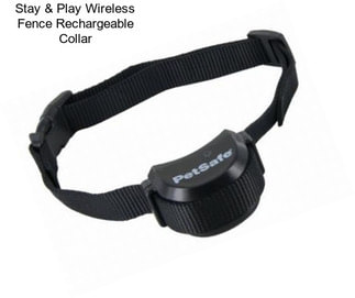 Stay & Play Wireless Fence Rechargeable Collar