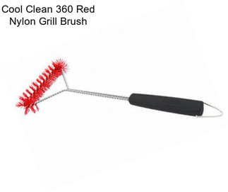 Cool Clean 360 Red Nylon Grill Brush