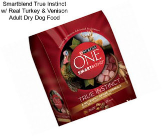 Smartblend True Instinct w/ Real Turkey & Venison Adult Dry Dog Food