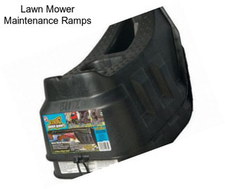 Lawn Mower Maintenance Ramps