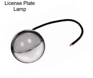 License Plate Lamp