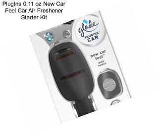 PlugIns 0.11 oz New Car Feel Car Air Freshener Starter Kit