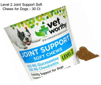 Level 2 Joint Support Soft Chews for Dogs - 30 Ct