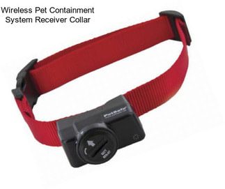 Wireless Pet Containment System Receiver Collar