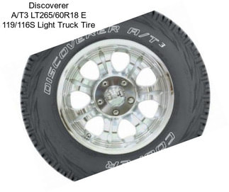Discoverer A/T3 LT265/60R18 E 119/116S Light Truck Tire