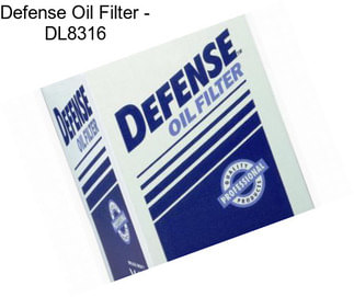 Defense Oil Filter - DL8316