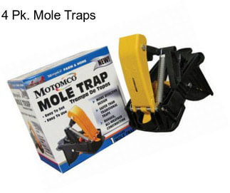 4 Pk. Mole Traps