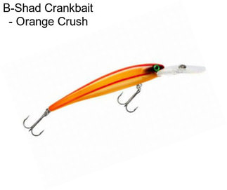B-Shad Crankbait - Orange Crush