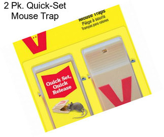 2 Pk. Quick-Set Mouse Trap