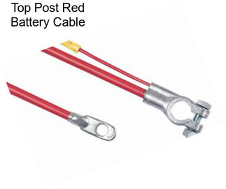 Top Post Red Battery Cable