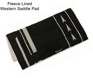 Fleece Lined Western Saddle Pad