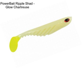 PowerBait Ripple Shad - Glow Chartreuse