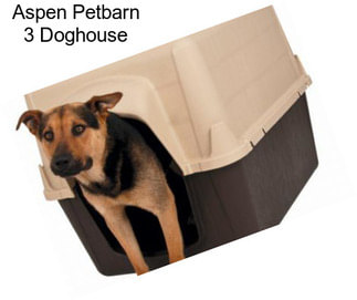 Aspen Petbarn 3 Doghouse