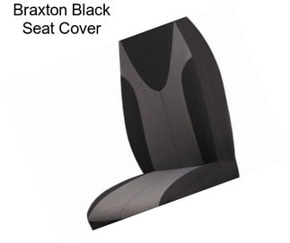 Braxton Black Seat Cover