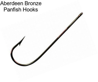 Aberdeen Bronze Panfish Hooks