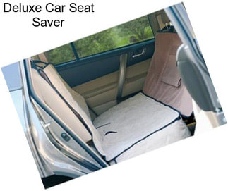 Deluxe Car Seat Saver