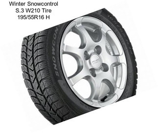 Winter Snowcontrol S.3 W210 Tire 195/55R16 H