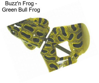 Buzz\'n Frog - Green Bull Frog