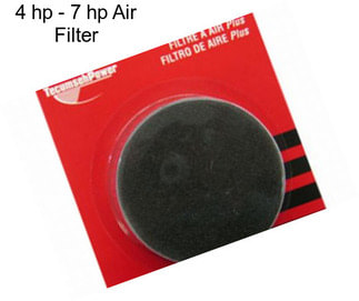 4 hp - 7 hp Air Filter