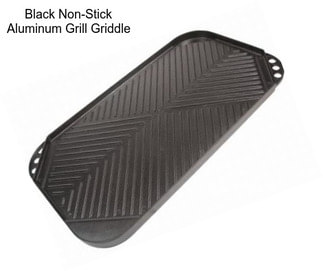 Black Non-Stick Aluminum Grill Griddle