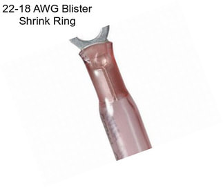 22-18 AWG Blister Shrink Ring