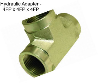 Hydraulic Adapter - 4FP x 4FP x 4FP