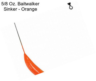 5/8 Oz. Baitwalker Sinker - Orange