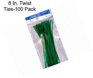 8 In. Twist Ties-100 Pack