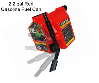 2.2 gal Red Gasoline Fuel Can