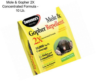 Mole & Gopher 2X Concentrated Formula - 10 Lb.
