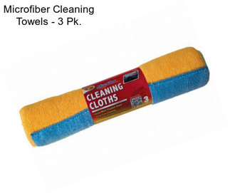 Microfiber Cleaning Towels - 3 Pk.