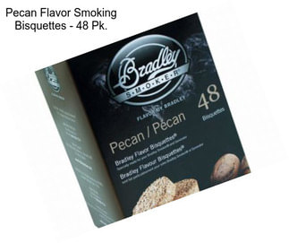 Pecan Flavor Smoking Bisquettes - 48 Pk.