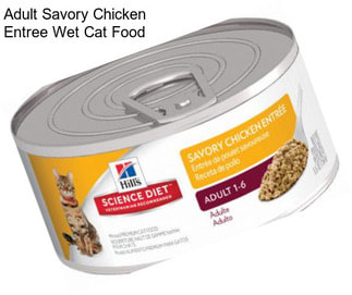 Adult Savory Chicken Entree Wet Cat Food