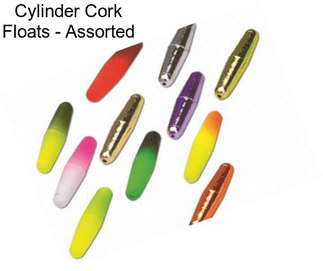 Cylinder Cork Floats - Assorted