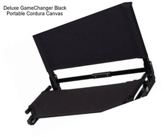 Deluxe GameChanger Black Portable Cordura Canvas