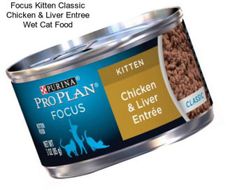 Focus Kitten Classic Chicken & Liver Entree Wet Cat Food