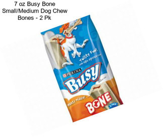 7 oz Busy Bone Small/Medium Dog Chew Bones - 2 Pk