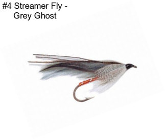 #4 Streamer Fly - Grey Ghost