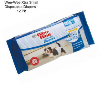 Wee-Wee Xtra Small Disposable Diapers - 12 Pk