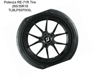 Potenza RE-71R Tire 265/35R18 TLBLPS97WXL