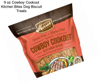 9 oz Cowboy Cookout Kitchen Bites Dog Biscuit Treats