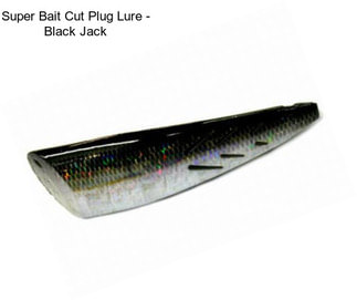 Super Bait Cut Plug Lure - Black Jack