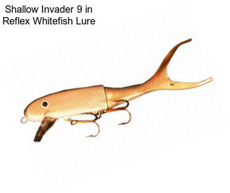 Shallow Invader 9 in Reflex Whitefish Lure