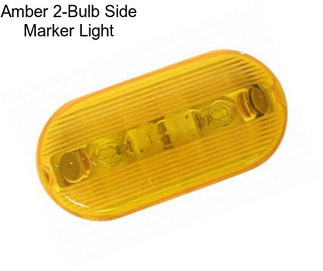 Amber 2-Bulb Side Marker Light