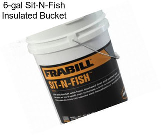 6-gal Sit-N-Fish Insulated Bucket