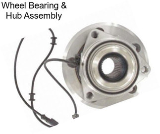 Wheel Bearing & Hub Assembly