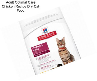 Adult Optimal Care Chicken Recipe Dry Cat Food