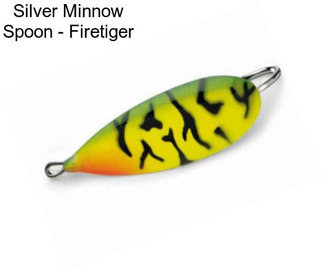 Silver Minnow Spoon - Firetiger
