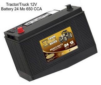 Tractor/Truck 12V Battery 24 Mo 650 CCA
